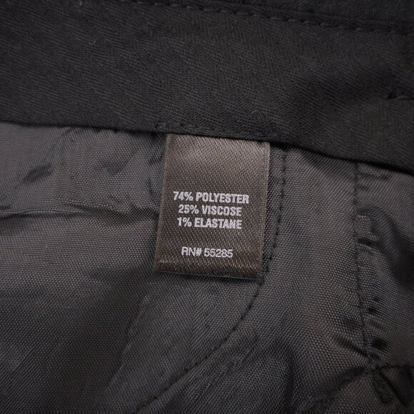 Express Design Studio Women’s Sz 6 Dress Pants Black Metallic Office Careerwear - Picture 8 of 11
